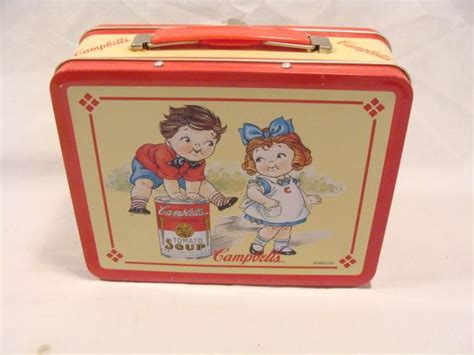 how much is campbell's kid metal lunch box worth|Vintage .